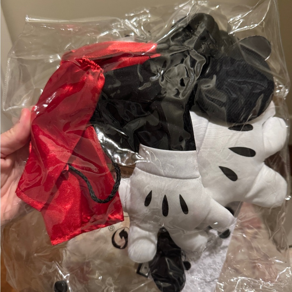 Charming Mouse Dog Costume - Black and Red - Picture 3 of 3